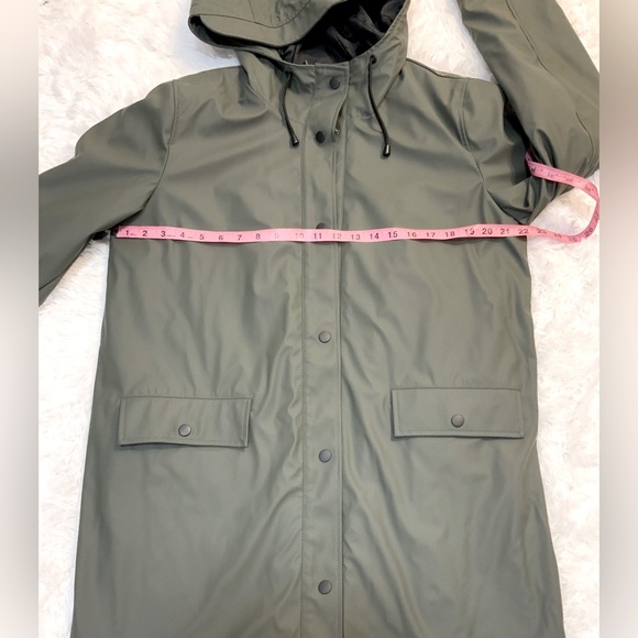 Vero Moda Olive Green Rain Jacket - Picture 5 of 11